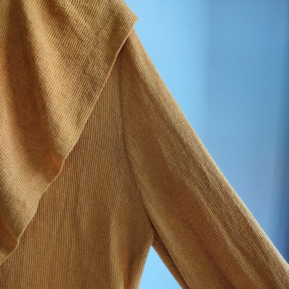Roem Mustard Ruffle Cardigan - Picture 9 of 15